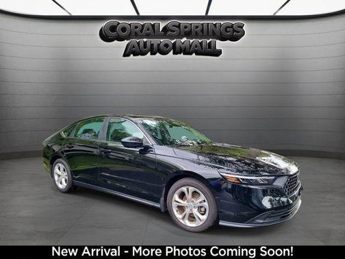 Crystal Black Pearl 2025 Honda Accord LX