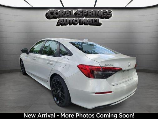 White 2023 Honda Civic Sport