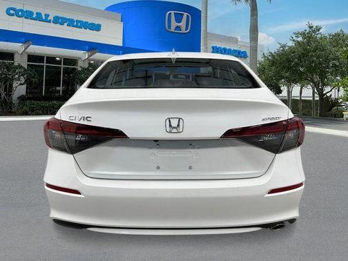 Platinum White Pearl 2026 Honda Civic Sport