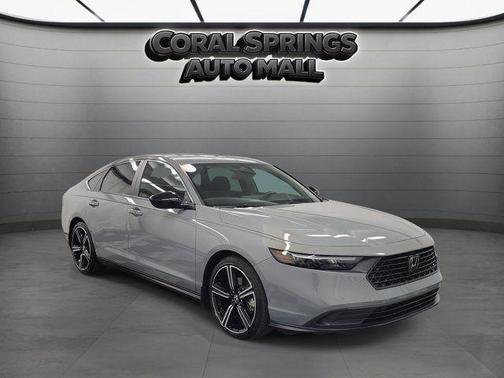 Gray 2024 Honda Accord Hybrid Sport