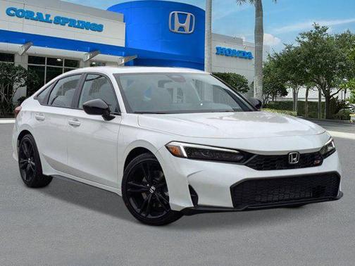 Platinum White Pearl 2026 Honda Civic Si Base