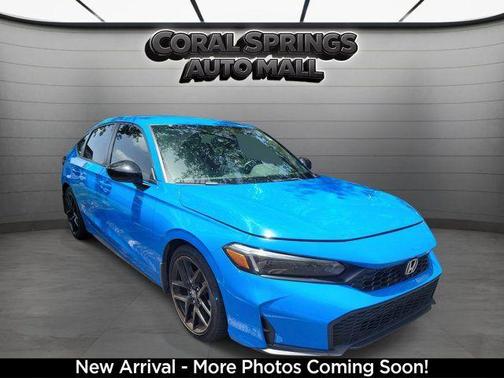 Blue 2025 Honda Civic Sport