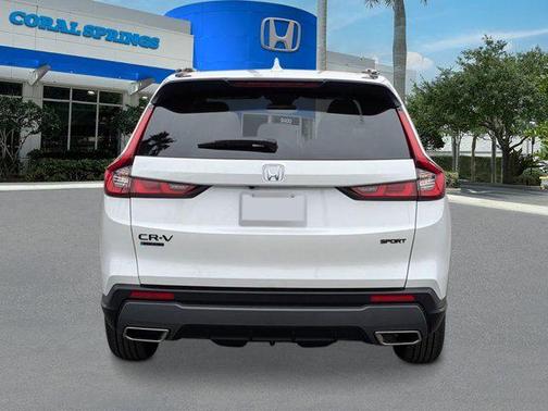 Platinum White Pearl 2026 Honda CR-V Hybrid Sport