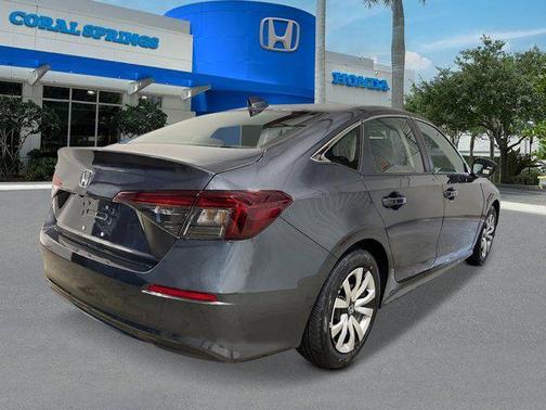 Meteorite Gray Metallic 2026 Honda Civic LX