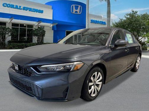 Meteorite Gray Metallic 2026 Honda Civic LX