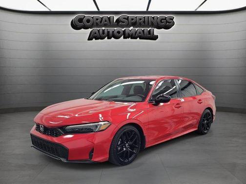 Red 2025 Honda Civic Sport