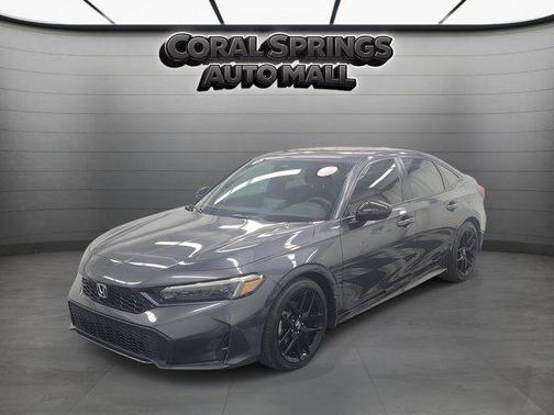 Gray 2025 Honda Civic Hybrid