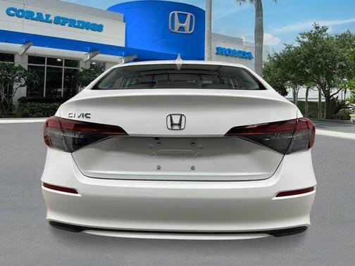 Platinum White Pearl 2026 Honda Civic LX