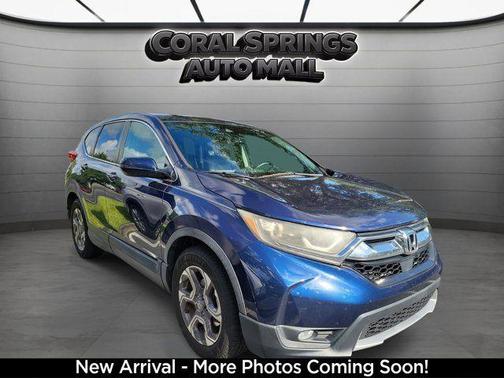 Blue 2018 Honda CR-V EX-L