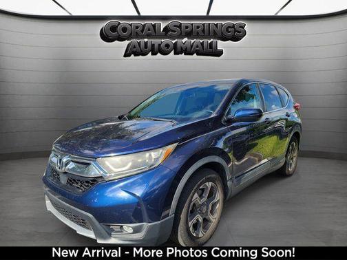 Blue 2018 Honda CR-V EX-L