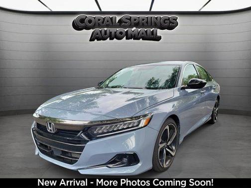 Blue 2021 Honda Accord Sport SE