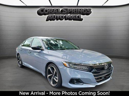Blue 2021 Honda Accord Sport SE