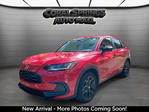 Red 2025 Honda HR-V Sport