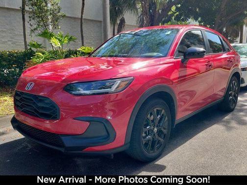 Red 2025 Honda HR-V Sport