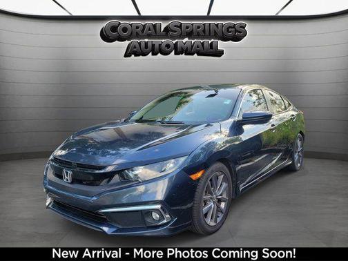 Blue 2021 Honda Civic EX