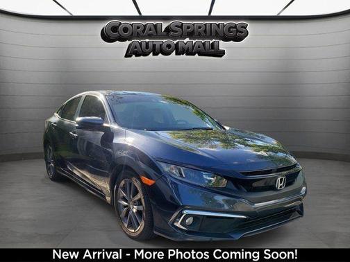 Blue 2021 Honda Civic EX