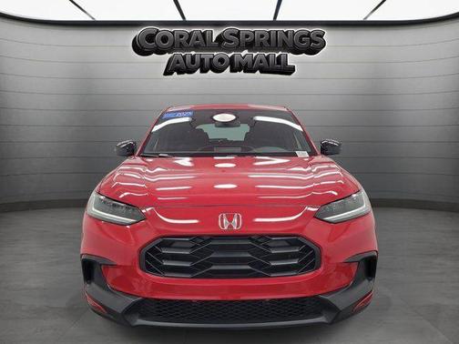 Red 2025 Honda HR-V Sport