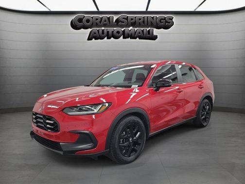 Red 2025 Honda HR-V Sport