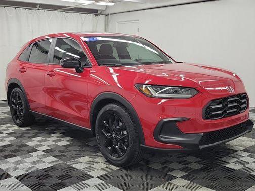 Red 2025 Honda HR-V Sport