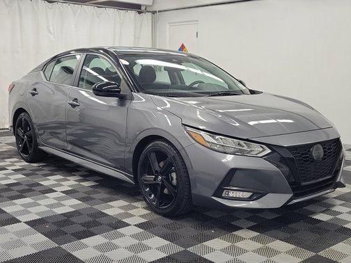2 Tone Gray / Black Roof 2023 Nissan Sentra SR