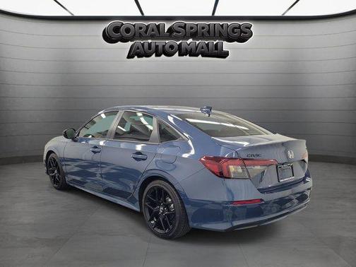Blue 2026 Honda Civic Sport