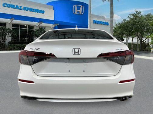 Platinum White Pearl 2026 Honda Civic Sport