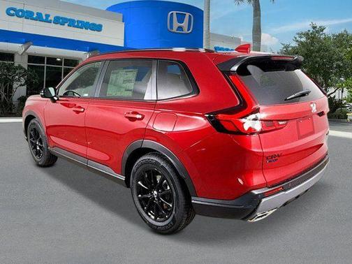 Radiant Red Metallic 2026 Honda CR-V Hybrid Sport-L