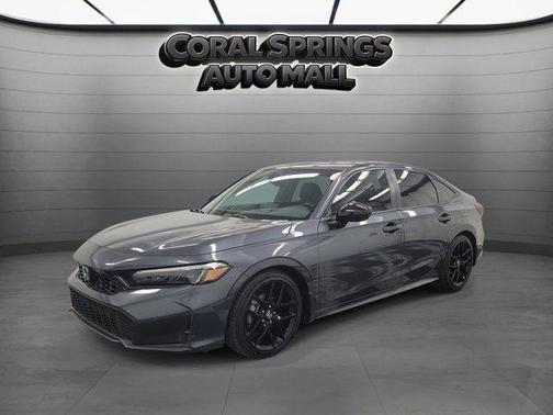 Gray 2025 Honda Civic Sport