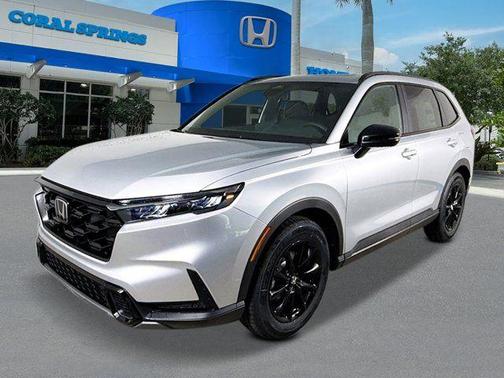 Solar Silver Metallic 2026 Honda CR-V Hybrid Sport-L
