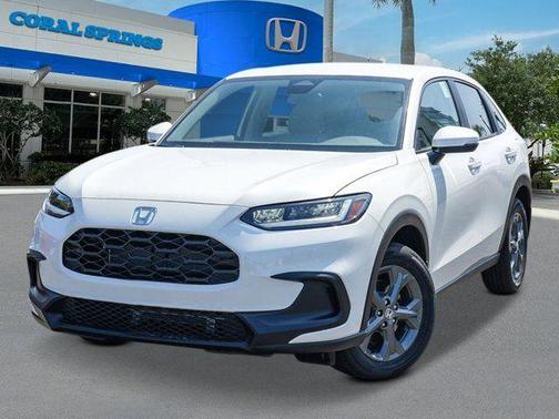 Platinum White Pearl 2026 Honda HR-V LX