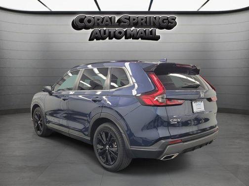 Blue 2024 Honda CR-V Hybrid Sport Touring