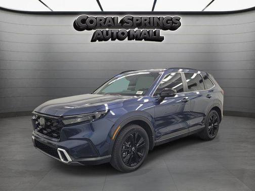 Blue 2024 Honda CR-V Hybrid Sport Touring