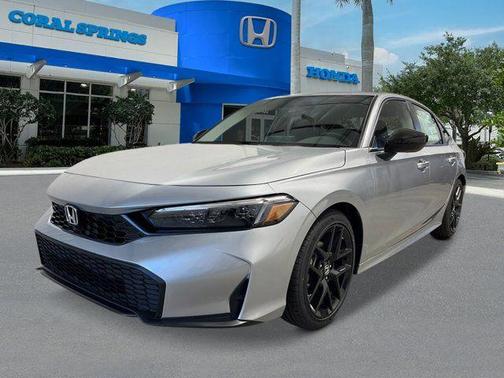 Solar Silver Metallic 2026 Honda Civic Sport