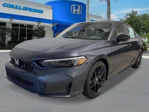 Meteorite Gray Metallic 2026 Honda Civic Sport