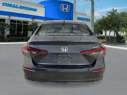 Meteorite Gray Metallic 2026 Honda Civic Sport