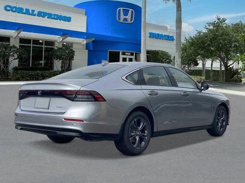 Solar Silver Metallic 2026 Honda Accord Hybrid EX-L
