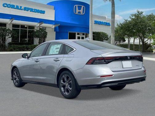 Solar Silver Metallic 2026 Honda Accord Hybrid EX-L