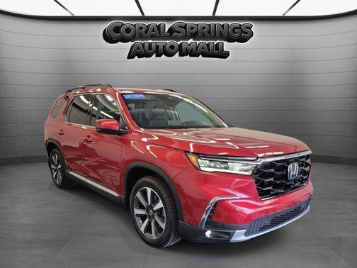 Red 2025 Honda Pilot Touring