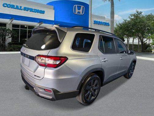 Solar Silver Metallic 2026 Honda Pilot Sport