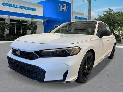 Platinum White Pearl 2026 Honda Civic Sport