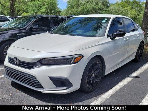 White 2022 Honda Civic Sport
