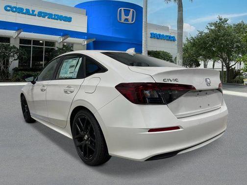 Platinum White Pearl 2026 Honda Civic Sport