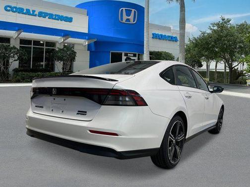 Platinum White Pearl 2026 Honda Accord Hybrid Sport
