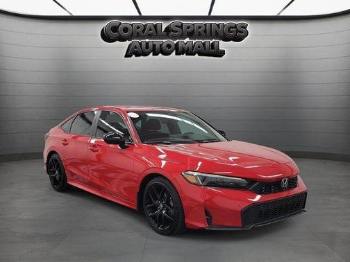 Red 2025 Honda Civic Sport