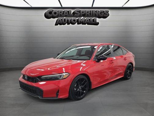 Red 2025 Honda Civic Sport