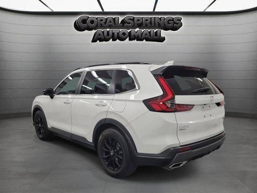 White 2025 Honda CR-V Hybrid Sport-L