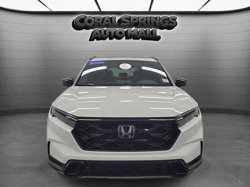 White 2025 Honda CR-V Hybrid Sport-L