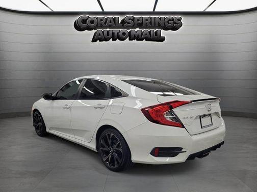 White 2020 Honda Civic Sport