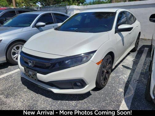 White 2020 Honda Civic Sport