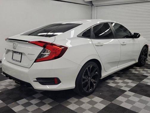 White 2020 Honda Civic Sport